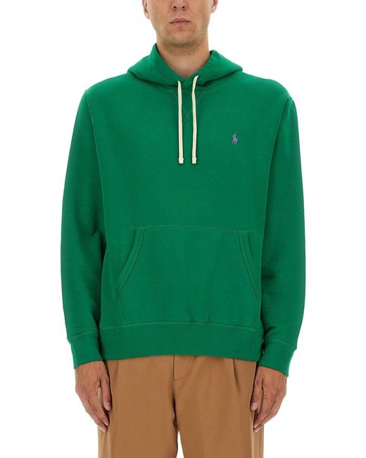 Polo Ralph Lauren Green Hoodie for men