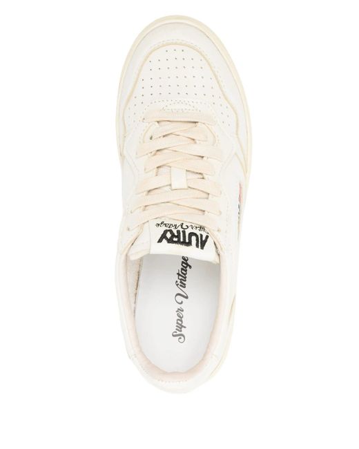 Autry White Super Vintage Sneakers