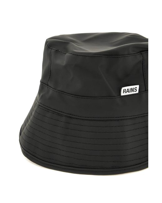 Rains Gray Waterproof Bucket Hat for men