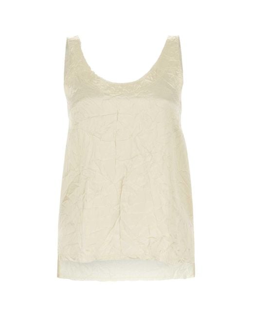 Lanvin Natural Ivory Viscose Top