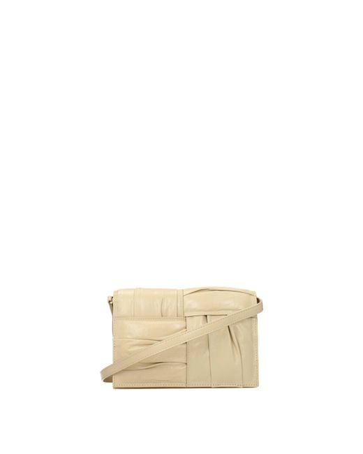 Bottega Veneta Natural Pochette Cassette Donna Pelle/Porridge for men