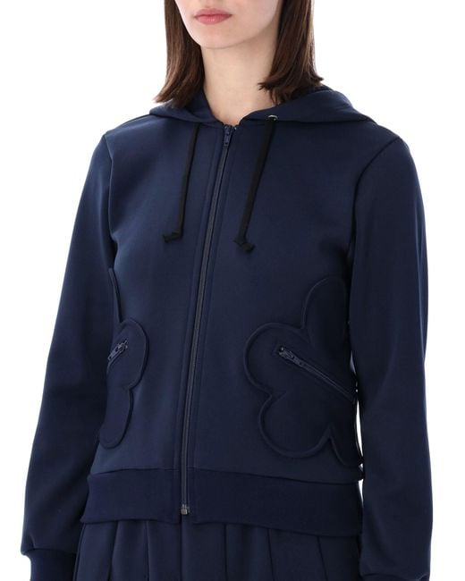 Comme des Garçons Blue Girl Zp Hoodie