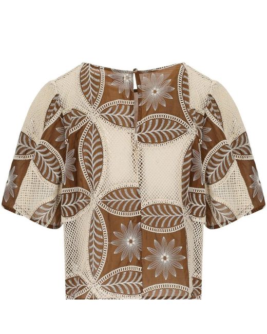 Traffic People Natural Rene Top