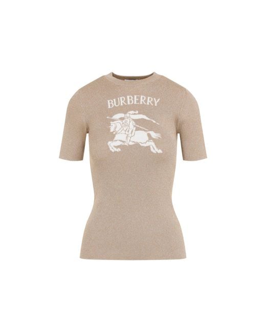 Burberry Natural Archive Sheila Knit T-Shirt