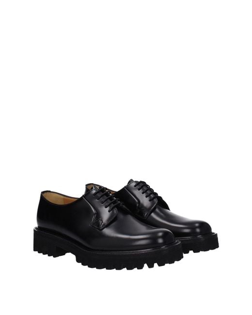 Church's Black Derby Shannon Leather