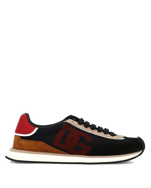 Dolce & Gabbana Kissen Schwarz Und Marineblau Sneaker in Black für Herren