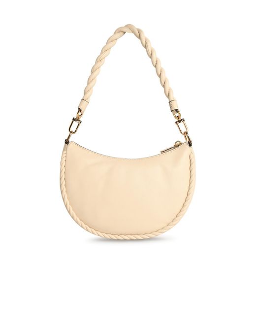 MICHAEL Michael Kors White 'Kyla' Cream Lear Tasche