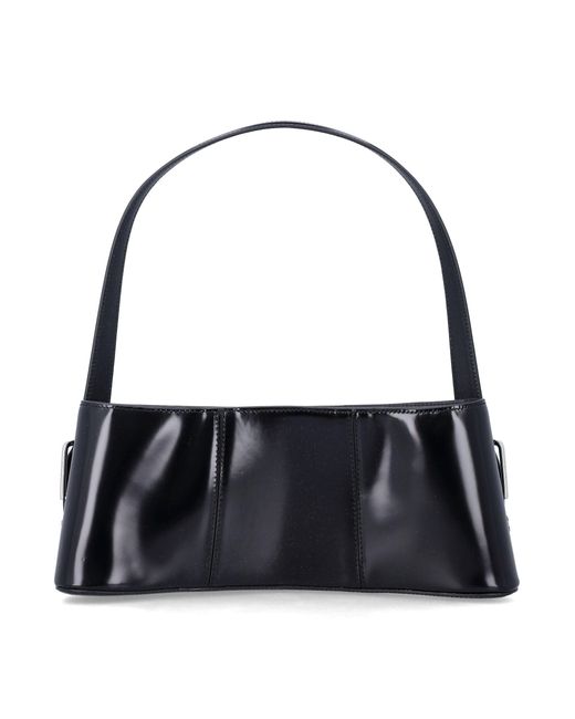 Coperni Black Ergonomic Leather Shoulder Bag