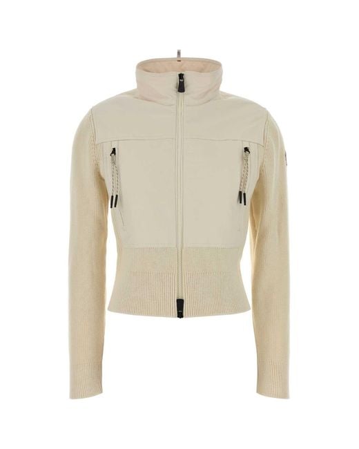 Moncler Natural Cream Cotton Jacket