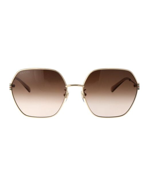 Gucci Brown Sonnenbrille GG1285 SA 002