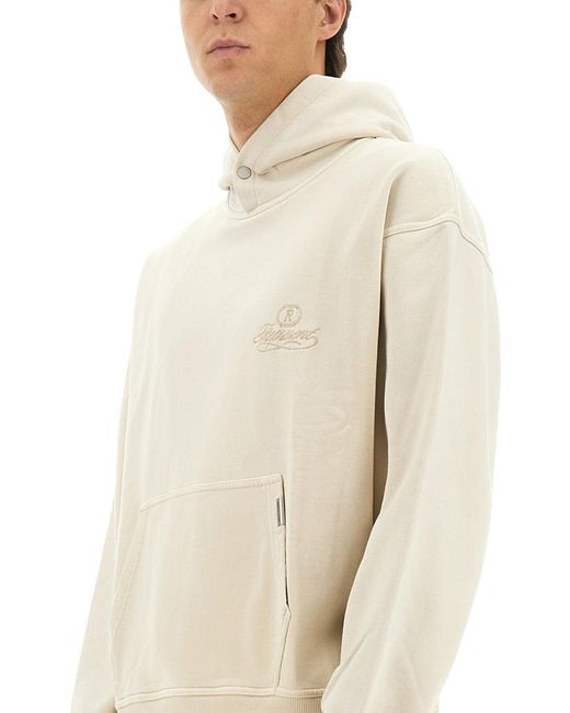 Represent Vertegenwoordig Sweatshirt Met Geborduurd Logo in het White voor heren