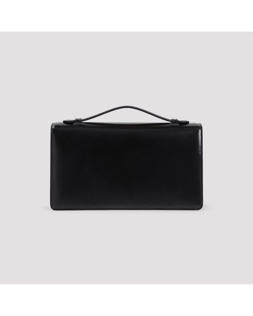 Céline Black Triomphe Medium Folio