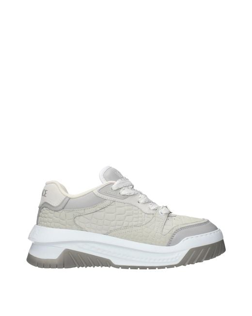 Versace White Sneakers Leather/Pearl
