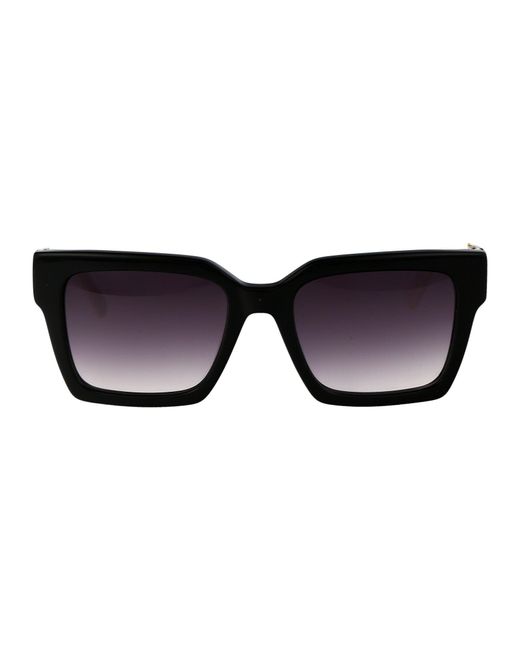 Karl Lagerfeld Black Square Frame Sunglasses