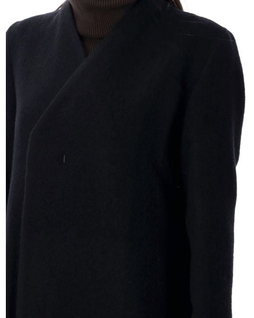 Rick Owens Black Museum Coat