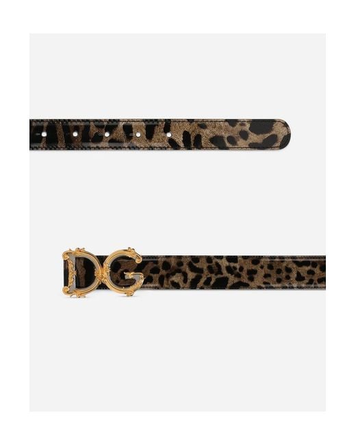 Dolce & Gabbana Black Belts