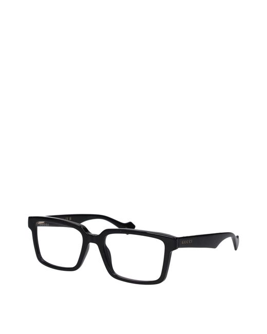 Gucci Black Occhiali Da Sole Uomo Acetato Nero