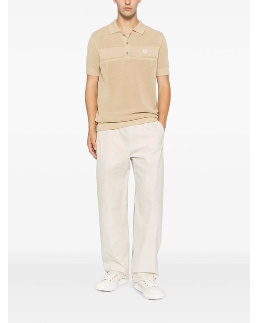 Sergio Tacchini Natural Sabino Knit Ss Polo