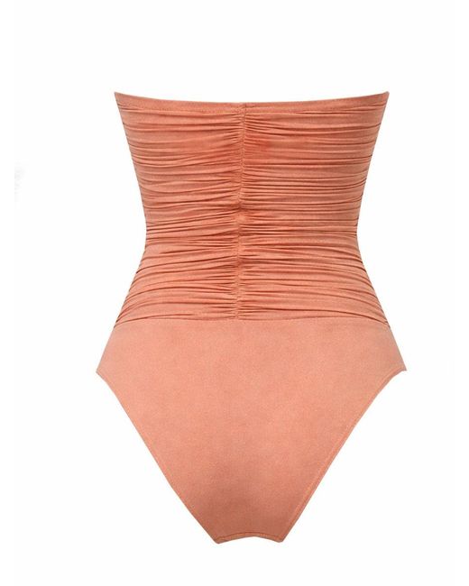 Zimmermann White One Piece Swimsuit With Bow Coco