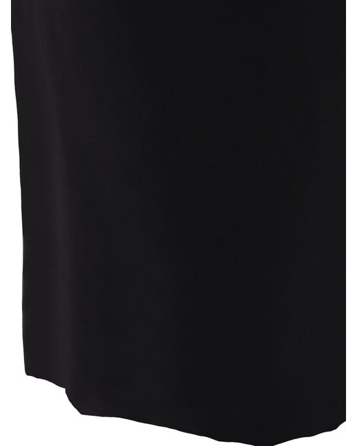 "aceti" falda de doble capas Max Mara de color Black