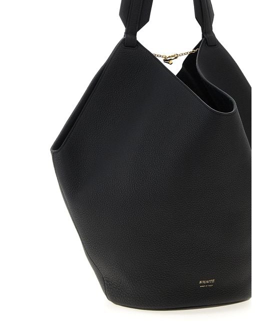Khaite 'lotus Small' Boodschappentas in het Black