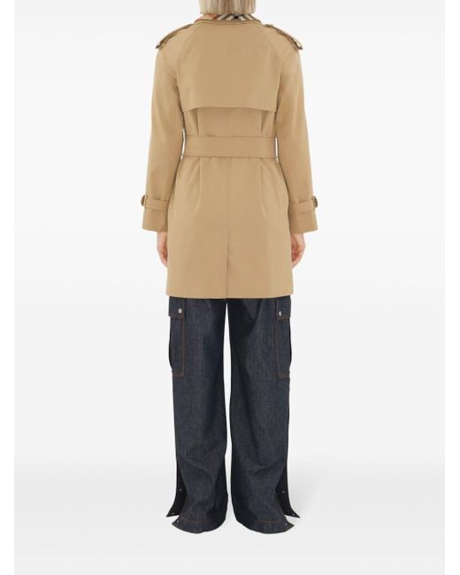 Burberry Natural Cotton Trench Coat