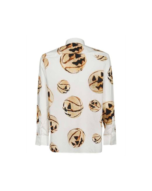 Givenchy Halloween-pompoenprint Shirt in het Natural voor heren