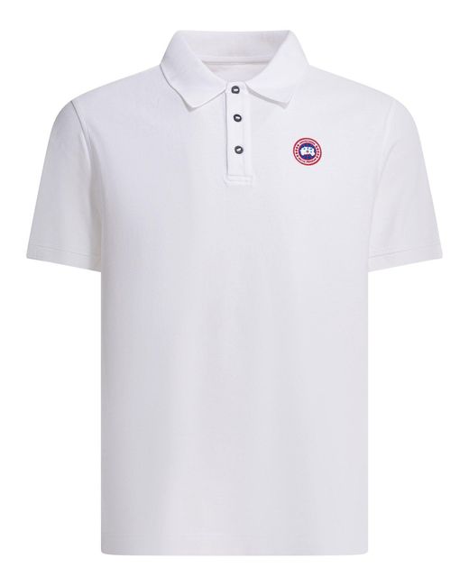 Canada Goose Poloshirts Van in het White voor heren