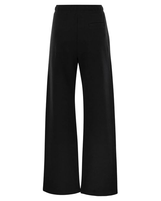 Max Mara Black Potenza Jersey Jogging Trousers