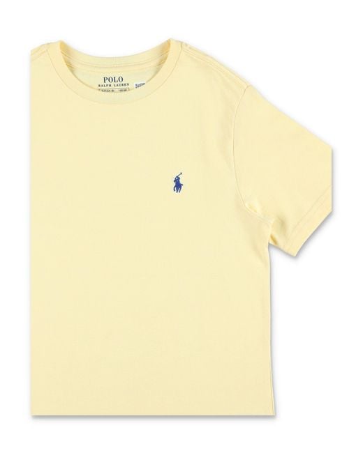 Polo Ralph Lauren Yellow T Shirts And Polos