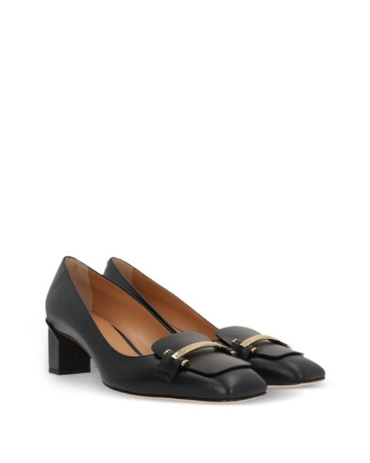 Tod's Black Leather Pumps
