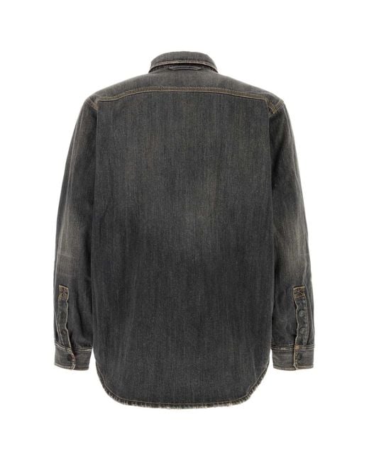 Balenciaga Gray Shirt Jacket for men