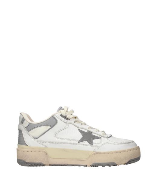 Golden Goose Deluxe Brand White Sneakers Forty Leather/Dirty