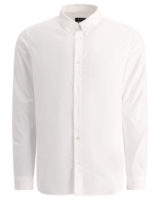 A.P.C. Greg -shirt in het White voor heren