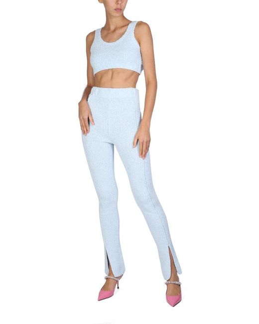 ROTATE BIRGER CHRISTENSEN Blue Leggings Aliciana