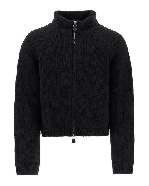 Our Legacy Black "Ultra Zip Funnel Wool Cardigan for men