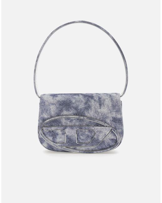 Borsa A Tracolla Glitter 1Dr di DIESEL in Blue