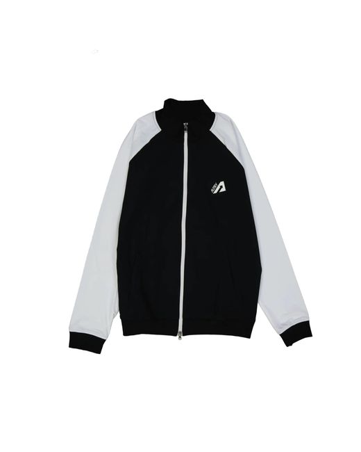 Autry Black Logo Bomber Jacket for men