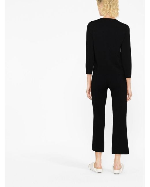 Theory Flare Pant W.compact in het Black voor heren