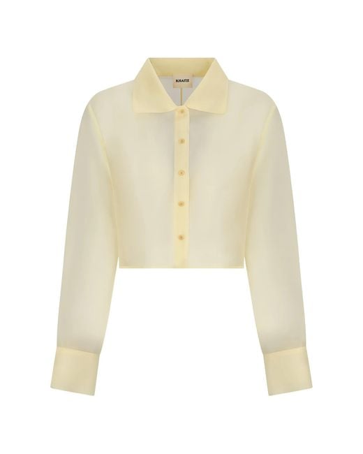 Khaite White Jasen Top