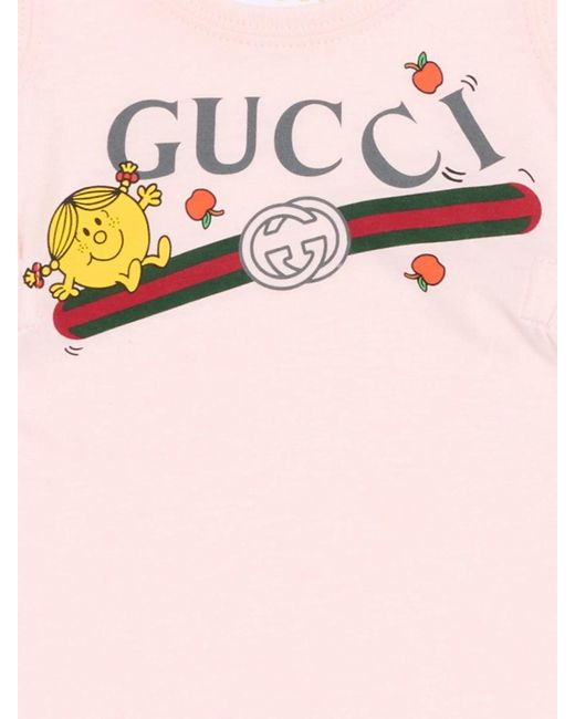 Gucci Pink Baby Body Set With Beanie Hat