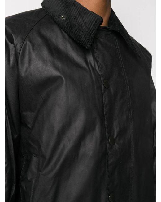 Barbour Black Beaufort Wax Jacket