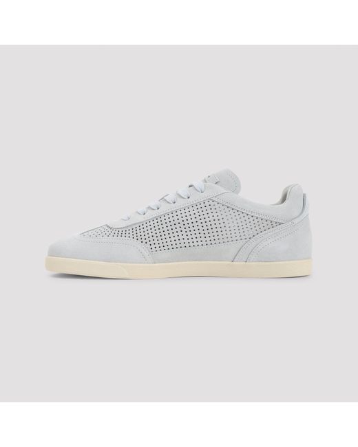 Baskets En Daim Ajouré Kiton pour homme en coloris White