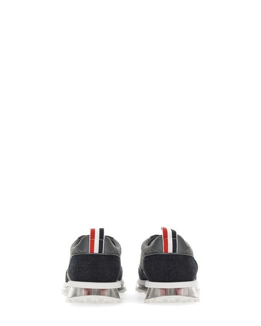 Thom Browne White Tech Runner Sneaker for men