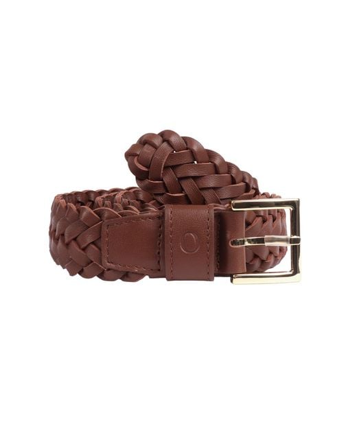 Claudio Orciani Brown Braided Belt