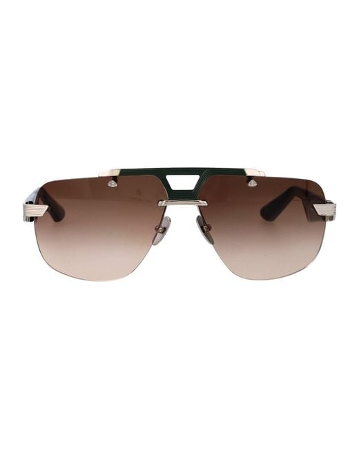 Maybach Brown Rimless Sunglasses The Officer I Pa Gr Abk Z67