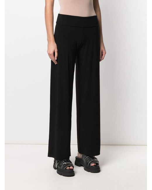Norma Kamali Black Pants & Shorts