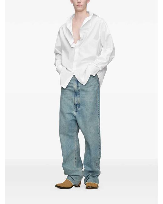 Maison Margiela Blue Low-Rise Jeans for men