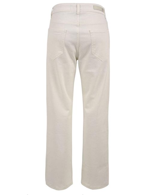 Douuod Broek Wit in het Gray
