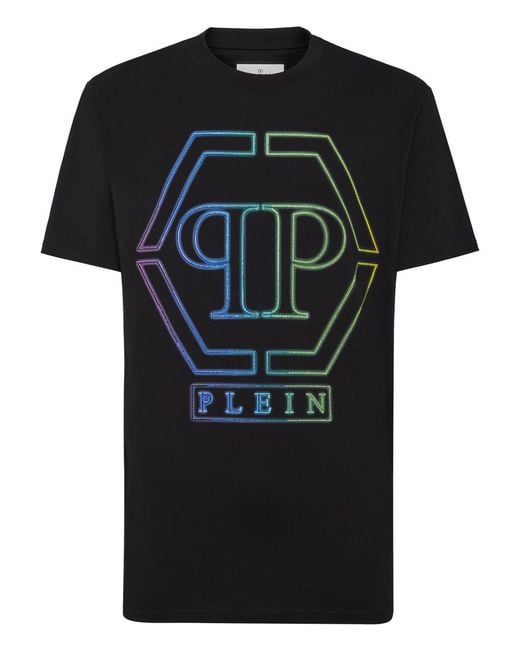 Philipp Plein Black Short Sleeves T-Shirts for men